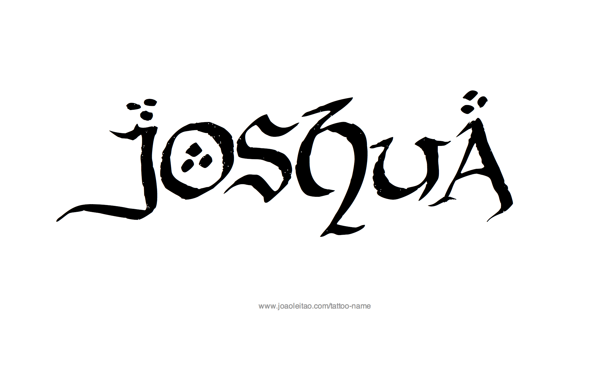 Joshua Name Tattoo Designs